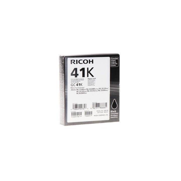 ŻEL KASETA ORYGINALNA RICOH GC41K 405761 CZARNY 2500 STRON