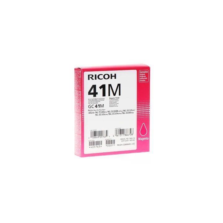 ŻEL KASETA ORYGINALNA RICOH GC41M 405763 MAGENTA 2200 STRON