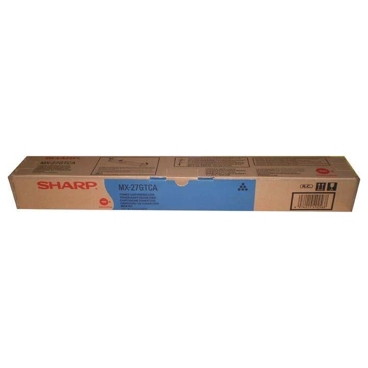TONER ORYGINALNY SHARP MX27GTCA CYAN 15000 STRON