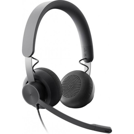Słuchawki headset przewodowe LOGITECH Zone Wired 981-000870