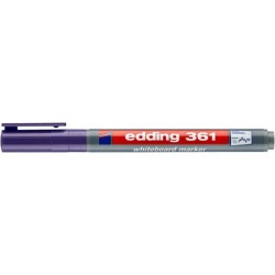 MARKER SUCHOŚCIERALNY EDDING 361 FIOLETOWY 1 MM