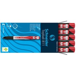 PIÓRO KULKOWE SCHNEIDER TOPBALL 811 CZERWONE 0.5MM