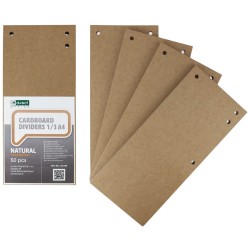 PRZEKŁADKI 1/3 A4 D.RECT CRAFT KARTON 300G 50SZT