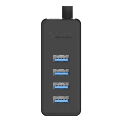 Hub USB ORICO W5P-030 4-portowy (czarny)