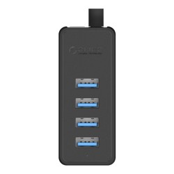 Hub USB ORICO W5P-100 4-portowy (czarny)