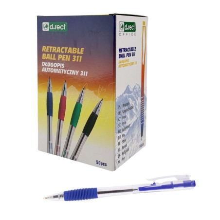 DŁUGOPIS D.RECT 311 NIEBIESKI 50szt