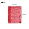 WORKI IH LDPE 60L CZERWONE 50szt