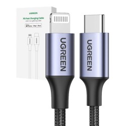 Kabel Lightning do USB-C UGREEN PD 3A US304, 2m (czarny)