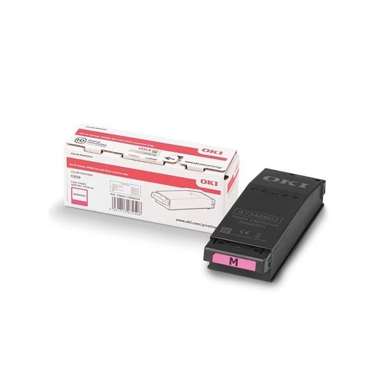 OKI ORYGINALNY TONER 09006128, MAGENTA, 6000S, OKI C650, C650DN, O