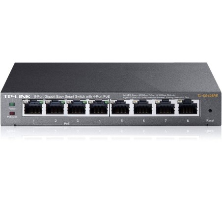 TP-LINK TL-SG108PE SWITCH SMART 8XGE (4XPOE)