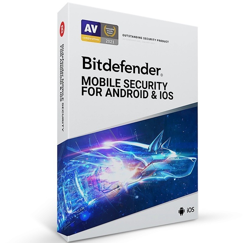 BITDEFENDER MOBILE SECURITY FOR ANDROID AND IOS 5STAN. 1ROK BDAI-N-1Y-5D