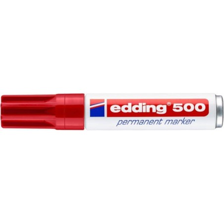 MARKER PERMANENTNY EDDING 500 CZERWONY 2-7 MM