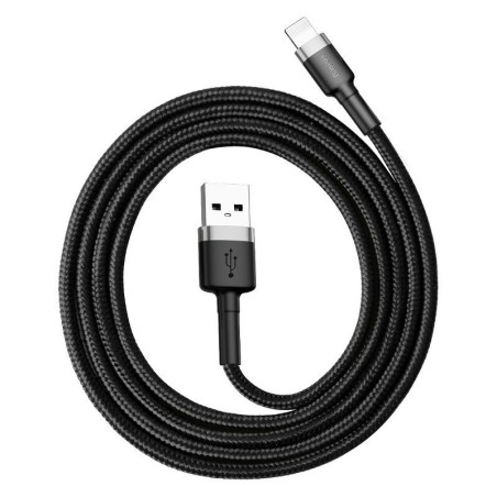 Kabel BASEUS Cafule USB-A-Lightning 2m (szaro-czarny)