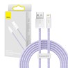 Kabel BASEUS Dynamic USB-A-Lightning 2m (fioletowy)