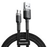 Kabel BASEUS Cafule USB-A-micro USB 1m (szaro-czarny)