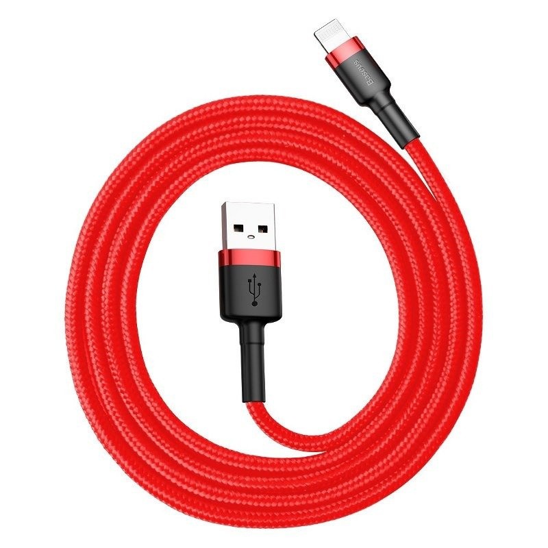 Kabel BASEUS Cafule USB-A-Lightning 1m (czerwony)