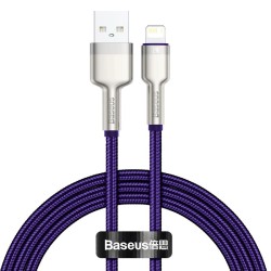 Kabel BASEUS Cafule USB-A-Lightning 1m (fioletowy)