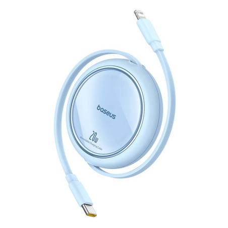 Kabel BASEUS Free2Pull USB-C-Lightning 1m 20W (niebieski)