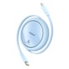 Kabel BASEUS Free2Pull USB-C-Lightning 1m 20W (niebieski)