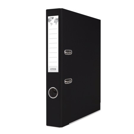 SEGREGATOR A4/50MM BASIC-S Z SZYNĄ CZARNY