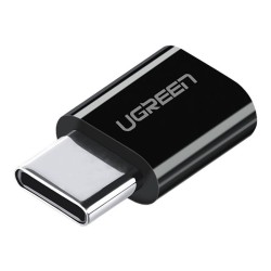 Adapter UGREEN US157 micro USB-USB-C (czarny)