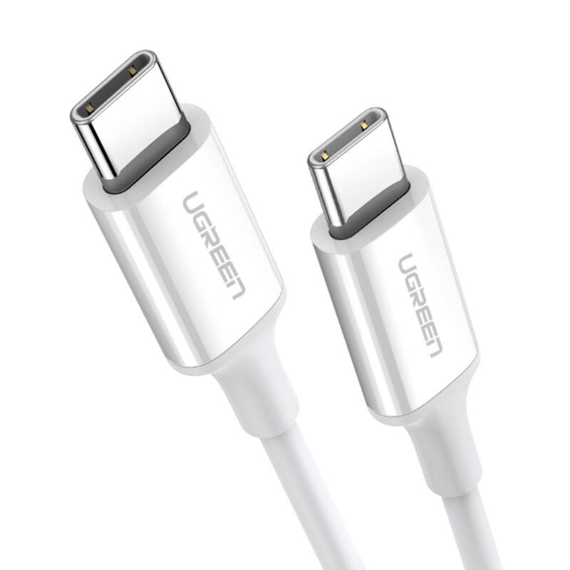 Kabel UGREEN US264 USB-C-USB-C 0.5m (biały)