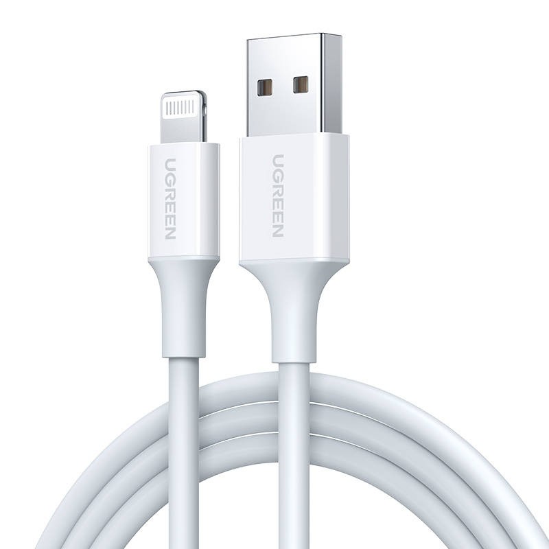 Kabel UGREEN US155 USB-A-Lightning 1.5m (biały)