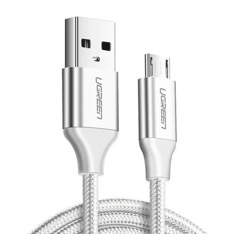 Kabel UGREEN US290 USB-A-micro USB 2m (biały)
