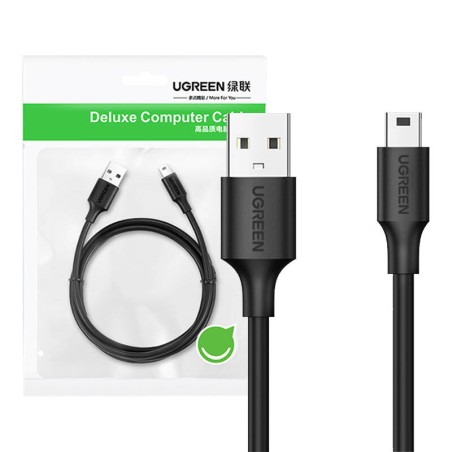 Kabel UGREEN US132 USB-A-mini USB 0.5m (czarny)
