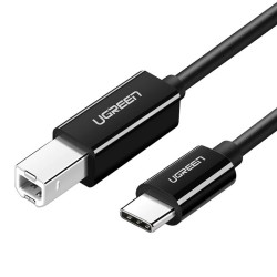 Kabel UGREEN US241 USB-C-USB-B 1m (czarny)