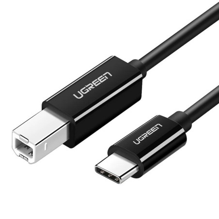 Kabel UGREEN US241 USB-C-USB-B 1m (czarny)