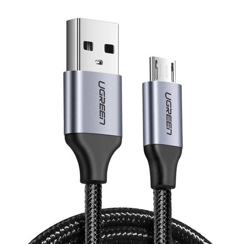 Kabel UGREEN US290 USB-A-micro USB 1.5m (czarny)