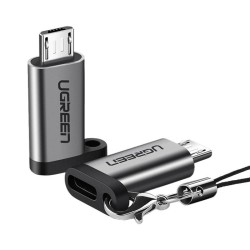 Adapter UGREEN US282 USB-C-micro USB (szary)