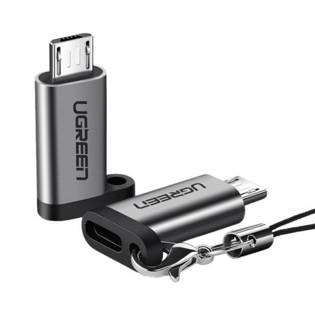 Adapter UGREEN US282 USB-C-micro USB (szary)