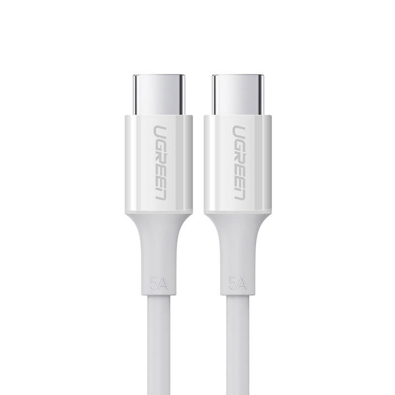 Kabel UGREEN USB-C-USB-C 1m (biały)