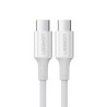 Kabel UGREEN USB-C-USB-C 1m (biały)