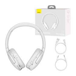 Słuchawki bezprzewodowe BASEUS Encok D02 Pro BT 5.3 (białe)