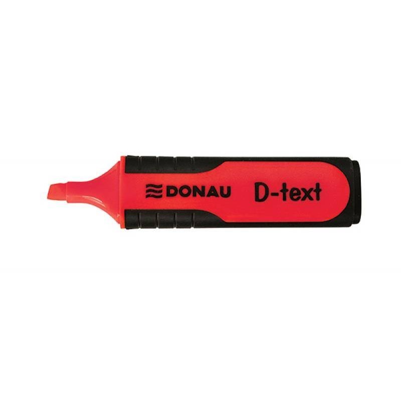 ZAKREŚLACZ DONAU D-TEXT CZERWONY 1-5MM