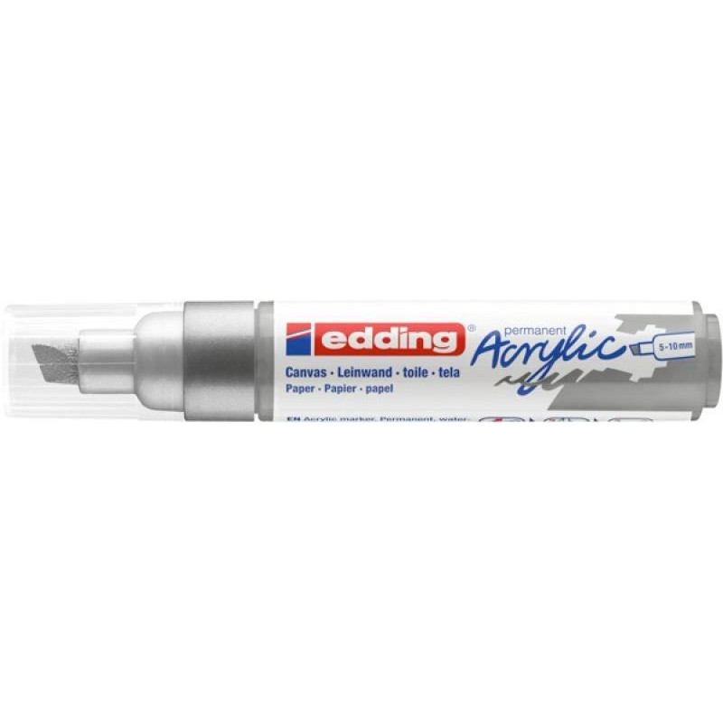 MARKER AKRYLOWY EDDING 5000 MATOWE SREBRO 5-10 MM