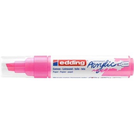 MARKER AKRYLOWY EDDING 5000 RÓŻOWY NEONOWY 5-10 MM