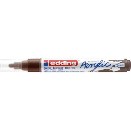MARKER AKRYLOWY EDDING 5100 MATOWY CZEKOLADOWY BRĄZ 2-3 MM