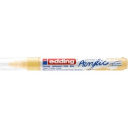 MARKER AKRYLOWY EDDING 5100 MATOWY ŻÓŁTY PASTEL 2-3 MM