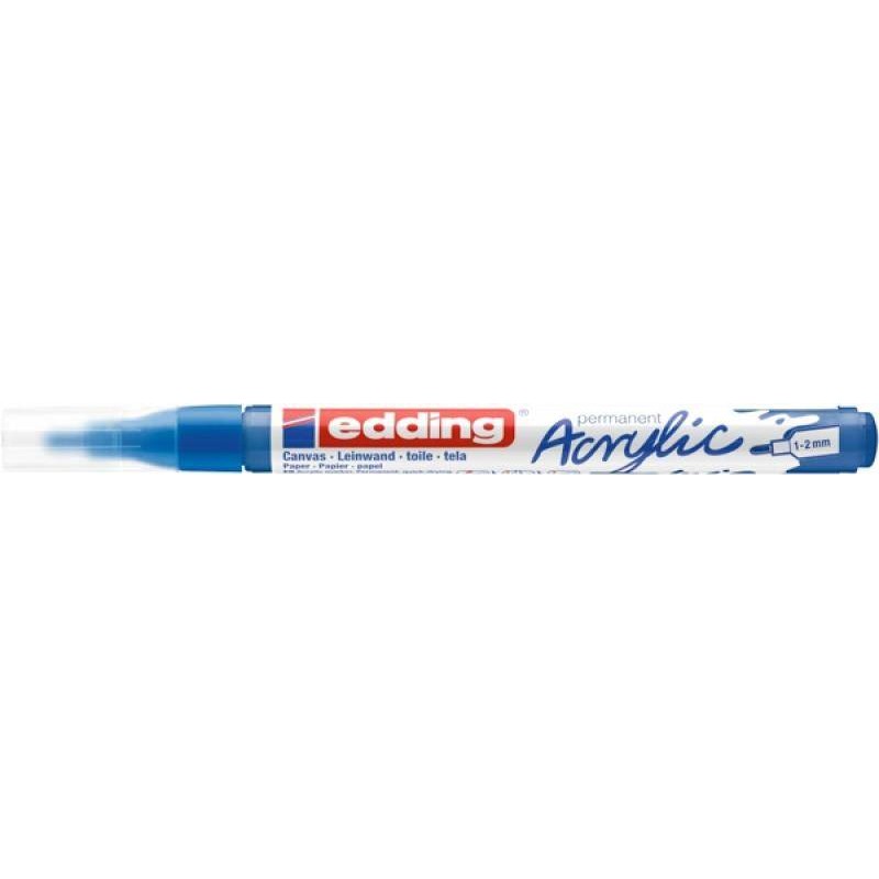 MARKER AKRYLOWY EDDING 5300 MATOWY BŁĘKIT GENCJANOWY 1-2 MM