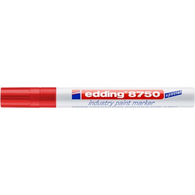 MARKER OLEJOWY EDDING PRZEMYSŁOWY 8750 CZERWONY 2-4MM