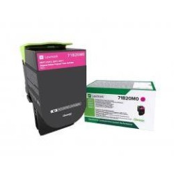 TONER ORYGINALNY LEXMARK 71B20M0 MAGENTA 2300 STRON
