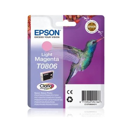 TUSZ ORYGINALNY EPSON T0806 C13T08064011 LIGHT MAGENTA 7,4 ML