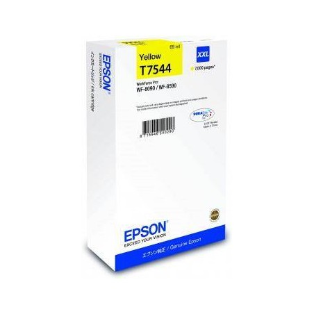 TUSZ ORYGINALNY EPSON T7544 C13T754440 YELLOW 7000 STRON