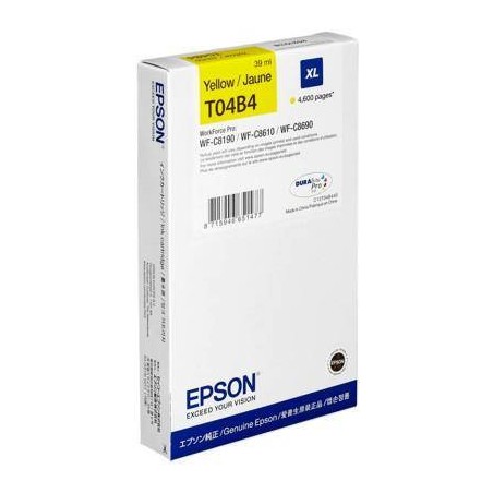 TUSZ ORYGINALNY EPSON T04B44 C13T04B440 YELLOW 4600 STRON