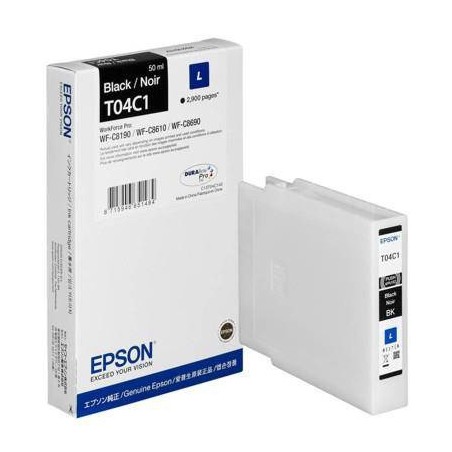TUSZ ORYGINALNY EPSON T04C14 C13T04C140 CZARNY 2900 STRON