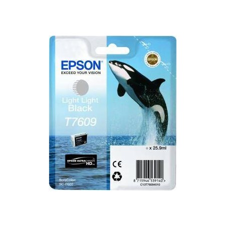 TUSZ ORYGINALNY EPSON T7609 C13T76094010 LIGHT LIGHT CZARNY 25,9 ML